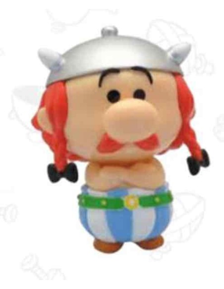 Figura plastoy asterix y obelix obelix chibi mini pvc