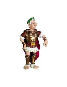Figura plastoy asterix y obelix emperador cesar pvc 9 cm