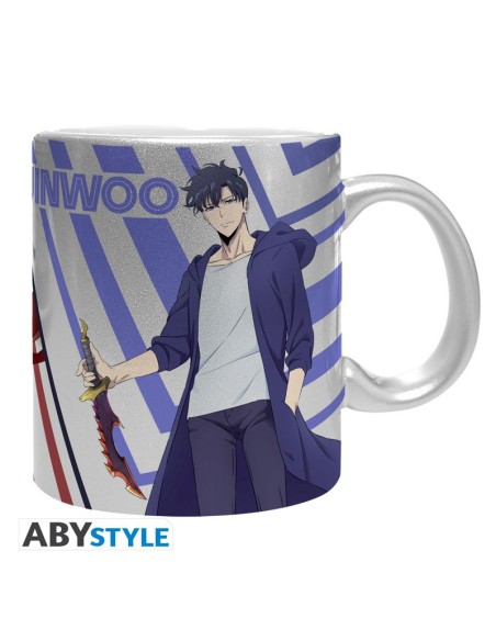 Taza abystyle solo leveling jinwoo e igris 320 ml