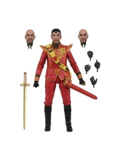Figura neca flash gordon 1980 ultimate ming red military outfit
