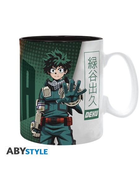 Taza abystyle my hero academia deku y dynamight 460ml