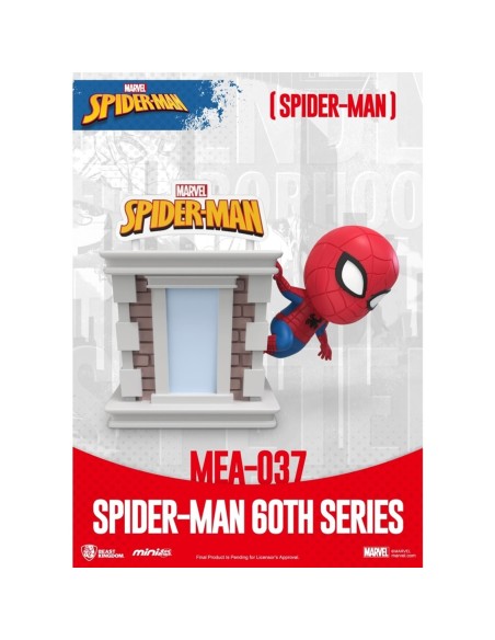 Figura mini egg attack marvel spider  man japones serie 60 aniversario