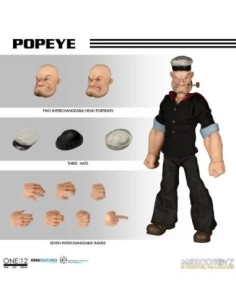 Figura mezco toyz popeye one12 collective re  run popeye 15 5cm