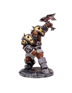 Figura mcfarlane toys world of warcraft orc warrior y orc shaman epic figura 15cm