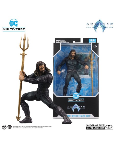 Figura mcfarlane toys dc aquaman 2 movie 7in  aquaman con traje