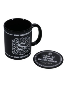 Taza  posavaso paladone stark industries