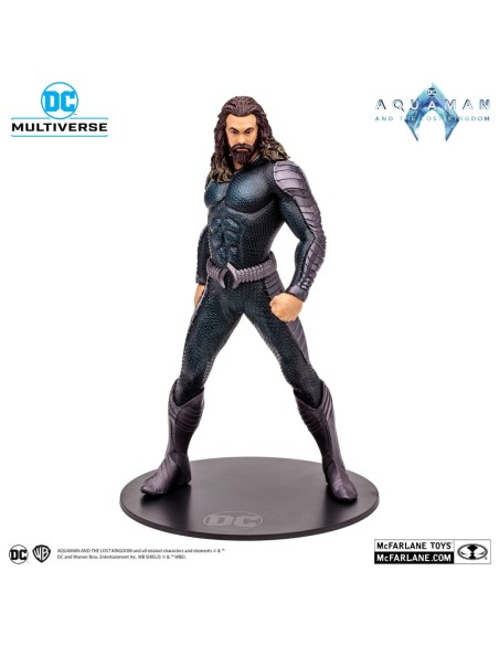 Figura mcfalrne toys dc aquaman 2 movie 12in  aquaman stealth suit 30 cm