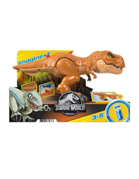 Figura mattel jurassic world imaginext t  rex
