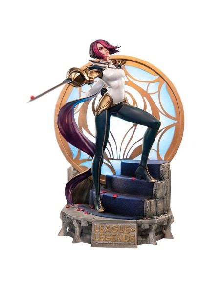 Figura league of legends estatua the grand duelist fiora laurent escala 1  6 edicion limitada 799 u