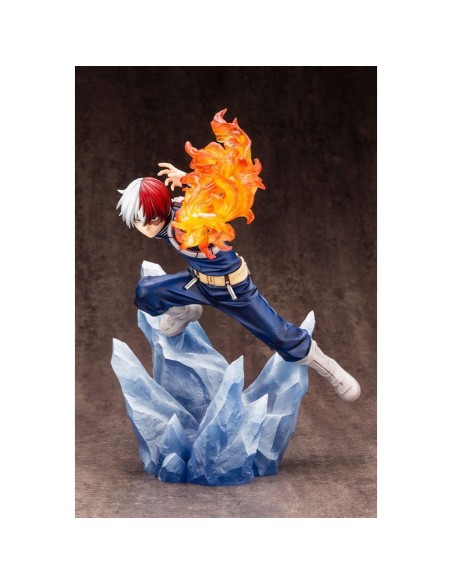 Figura kotobukiya my hero academia artfxj shoto todoroki ver 2 bonus edition pvc escala 1  8 26 cm