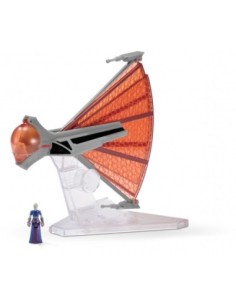 Figura jazzwares star wars nave 8cm ginivex class starfighter y figura