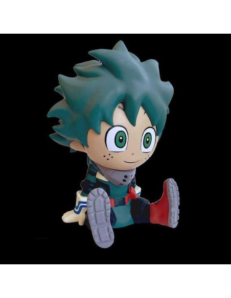 Figura hucha plastoy my hero academia izuku midoriya 18cm tirelire re  run 18cm