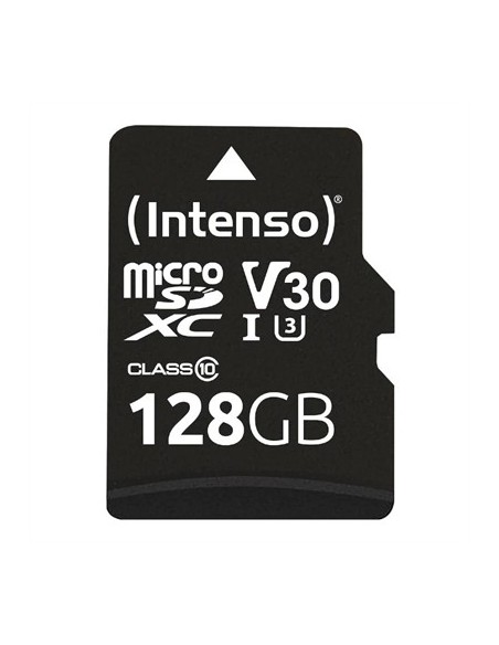 Tarjeta memoria micro sd intenso 128gb profesional uhs  i cl10  adaptador sd