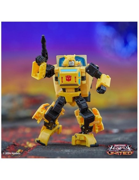 Figura hasbro transformers legacy united deluxe origin bumblebee