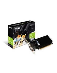 Tarjeta grafica msi gt 710 2gd3h lp 2gb gddr3  hdmi  dvi  d  vga