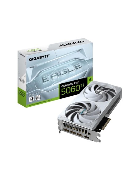 Tarjeta grafica gigabyte rtx 5060 ti eagle ice oc 8gb gddr7 white