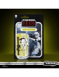 Figura hasbro star wars the vintage collection jedi survivor rocket launcher trooper