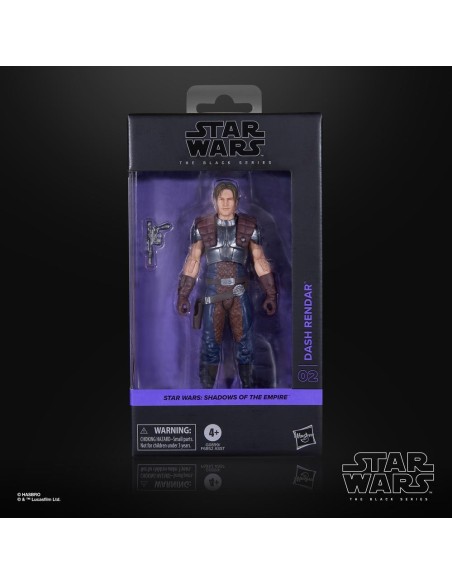 Figura hasbro star wars the black series shadows of the empire dash rendar