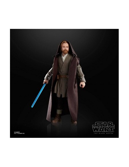 Figura hasbro star wars the black series obi  wan kenobi jabiim