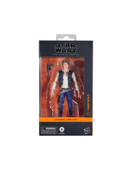Figura hasbro star wars the black series a new hope han solo