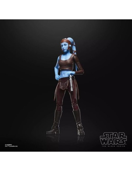 Figura hasbro star wars revenge of the sith black series ayla secura 15cm