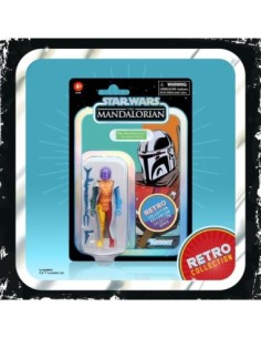 Figura hasbro star wars retro prototype series  the mandalorian modelo aleatorio