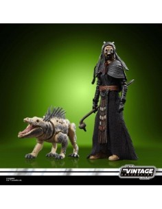 Figura hasbro star wars coleccion vintage  tusken y massiff