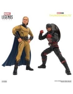 Figura hasbro marvel studios thunderbolts marvel legends series john f walker y sentry 15cm