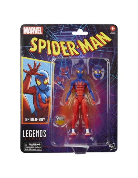 Figura hasbro marvel legends series spider  man spider  boy