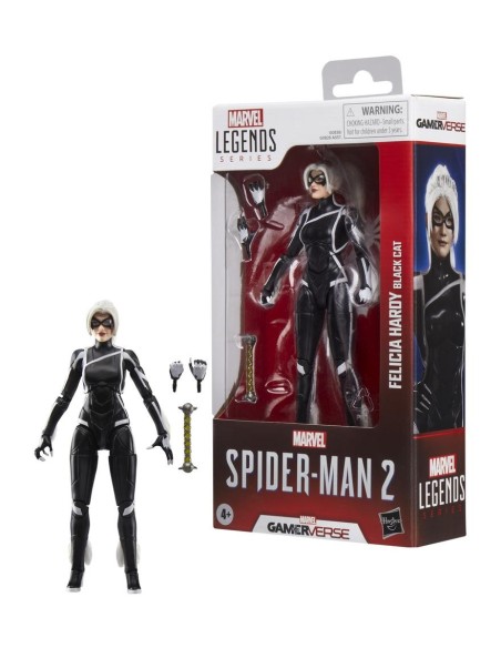 Figura hasbro marvel legends series spider  man 2 felicia hardy black cat