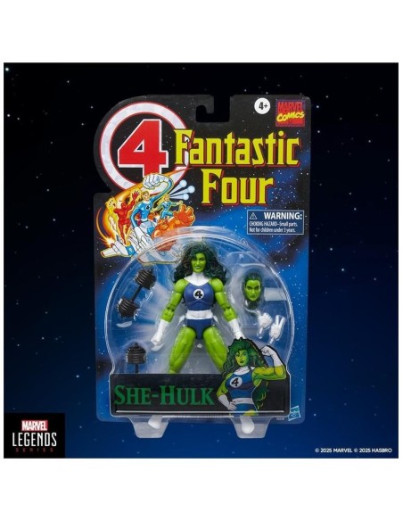 Figura hasbro marvel legends series retro fantastic four she hulk