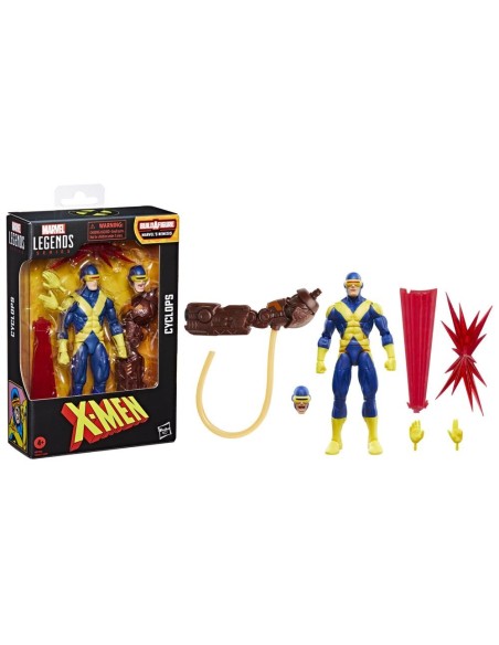 Figura hasbro marvel legends series build a figure marvels nemesis x  men cyclops