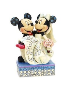 Figura enesco disney mickey y minnie boda