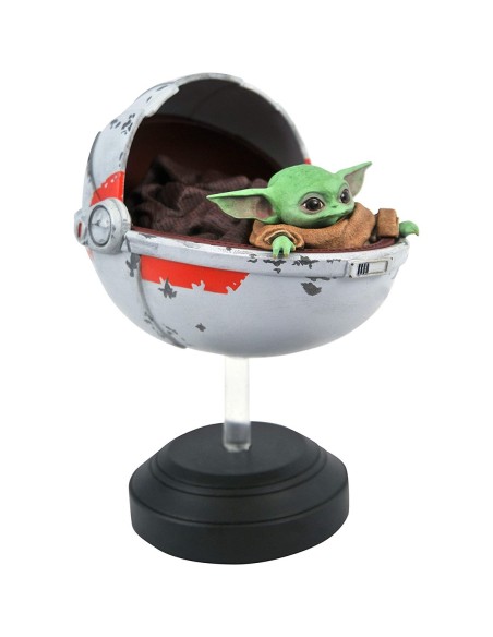 Figura diamond select toys star wars the mandalorian the child grogu cochecito flotante 1  6 escala