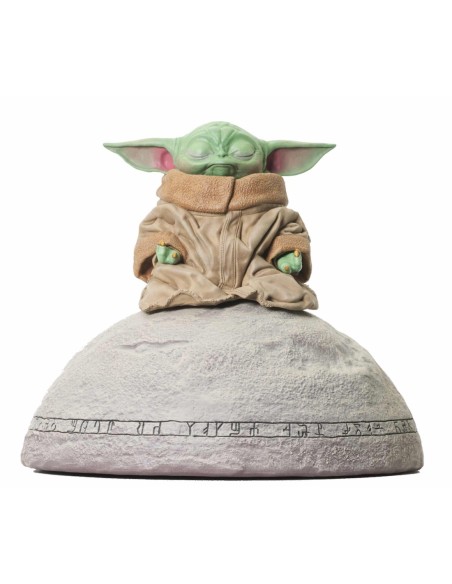 Figura diamond select toys star wars the mandalorian grogu on seein stone 1  6 escala milestones st