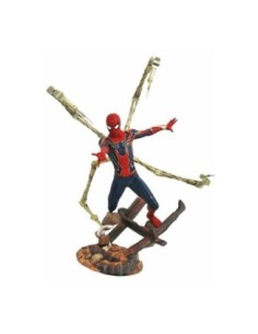 Figura diamond select toys marvel premier collection avengers 3 iron spider  man