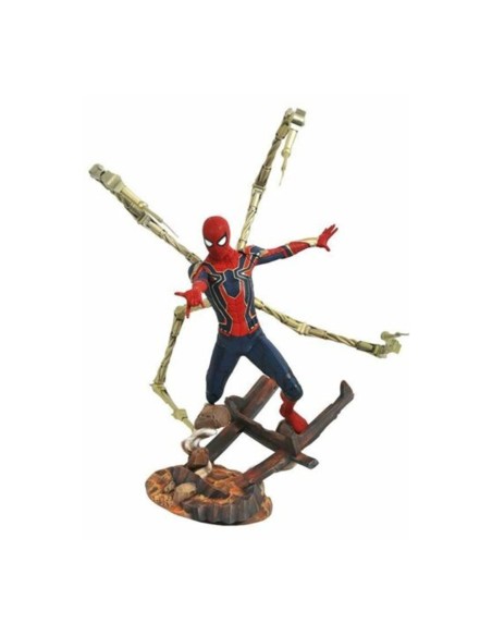 Figura diamond select toys marvel premier collection avengers 3 iron spider  man