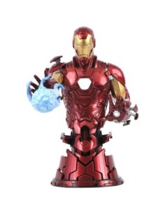 Figura diamond collection marvel avengers iron man mini busto resina 15 cm 1  7 scale