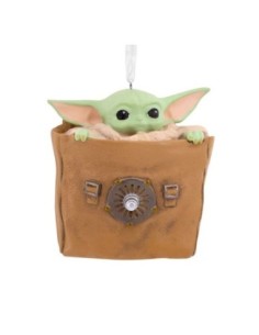 Figura decorativa grogu en bolsa resina 7 cm