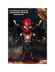 Figura beast kingdom egg attack marvel spider  man no way home traje integrado