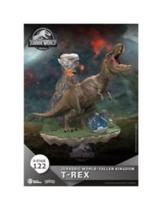 Figura beast kingdom dstage jurassic world el reino caido t  rex