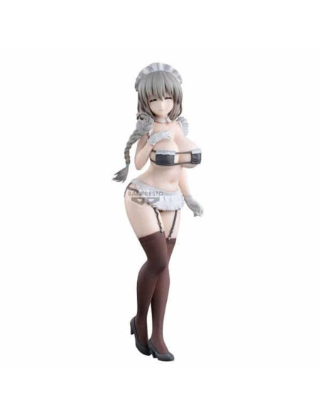 Figura banpresto uzaki  chan wants to hang out glitter y glamours uzaki tsuki maid ver  27cm