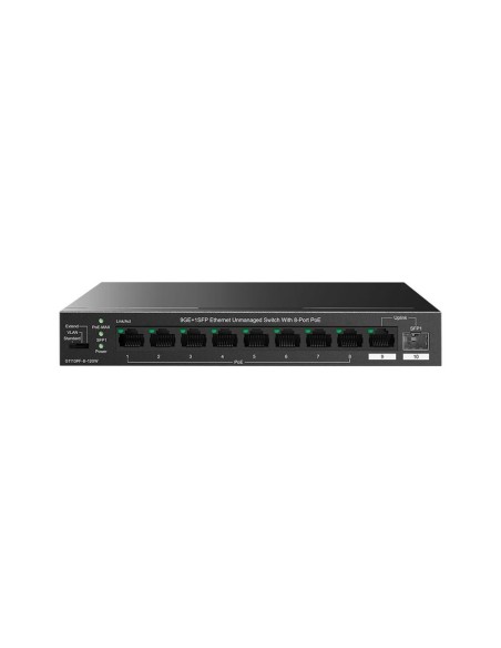 Switch ip  com g1110pf  8  120w 10 puertos
