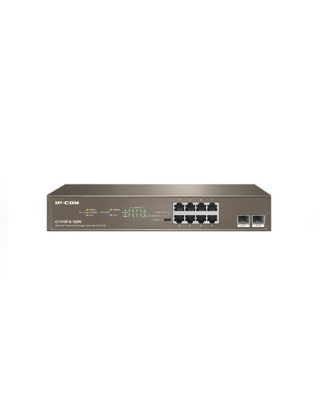 Switch ip  com g1110p  8  150w 10 puertos