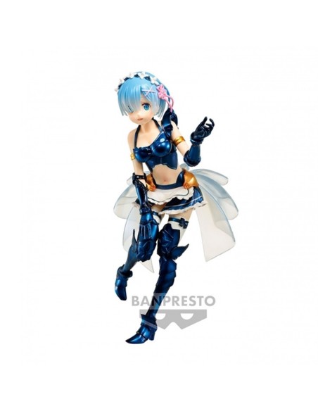 Figura banpresto rezero chronicle exq  rem vol 4 maid armour ver