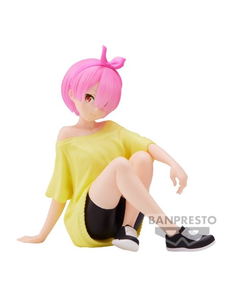 Figura banpresto re zero starting life in another world relax time ram training style