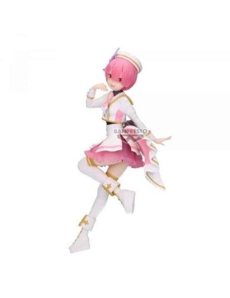 Figura banpresto re zero starting life in another world espresto stage costumes ram 22cm