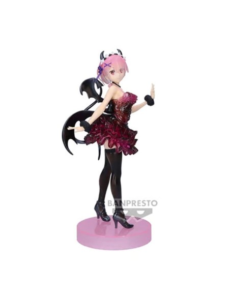 Figura banpresto re zero starting life in another world espresto clear y drssey ram special color v