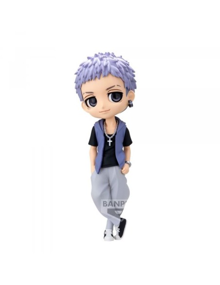 Figura banpresto q posket tokyo revengers takashi mitsuya plain clothes ver a 14cm