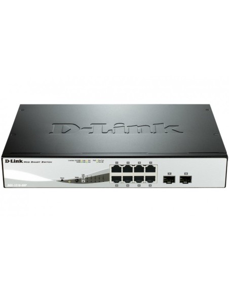 Switch d  link 8 puertos gigabit ethernet 10  100  1000 poe layer2 smartiii